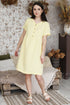 Image 6 of Linen maternity dress with short sleeves and side pockets Milano from Baltic Linen